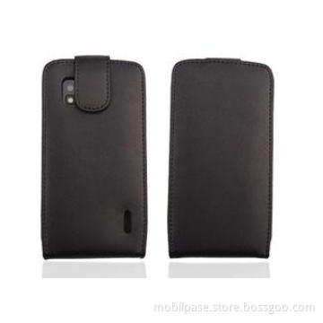 Custom Cow-skin Genuine Leather Case Cover Vertical Flip Po